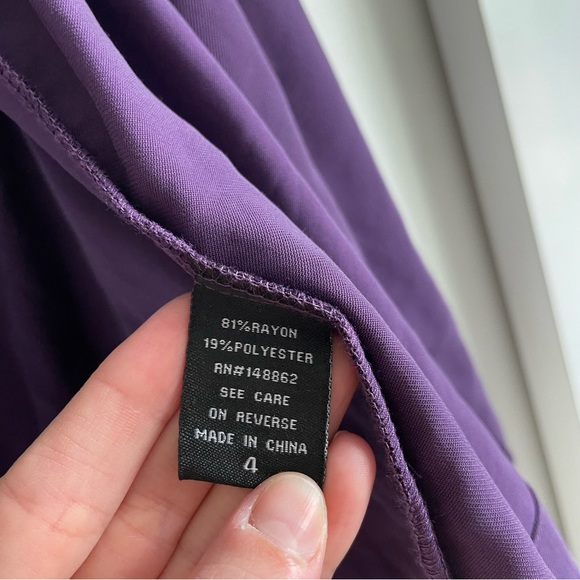 Torrid Twill Drape Jacket in Purple Indigo Size 4 - Picture 11 of 11